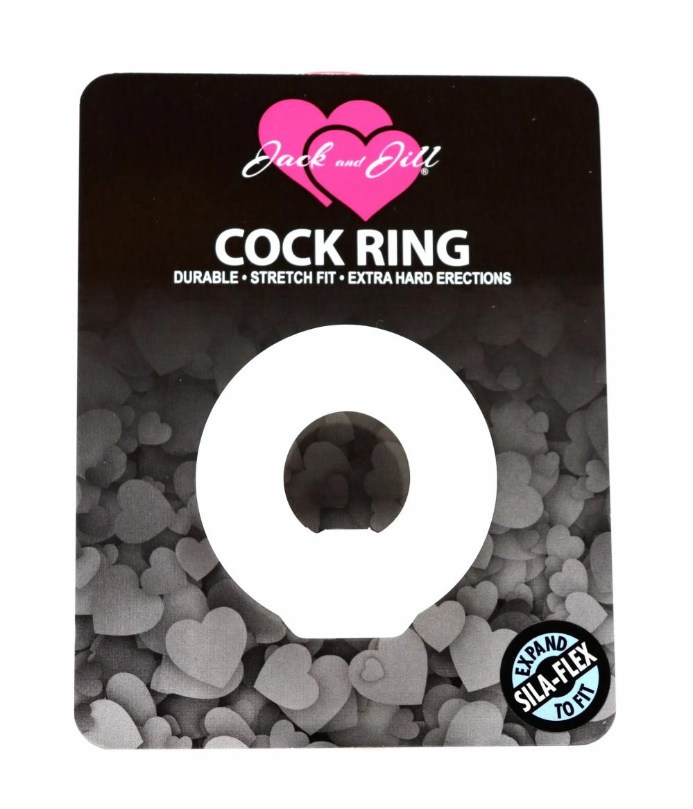 Adjustable & Versatile Cock Rings | Jack and Jill Silicone Mega Ring Translucent Adjustable & Versatile Cock Rings Adjustable & Versatile Cock Rings