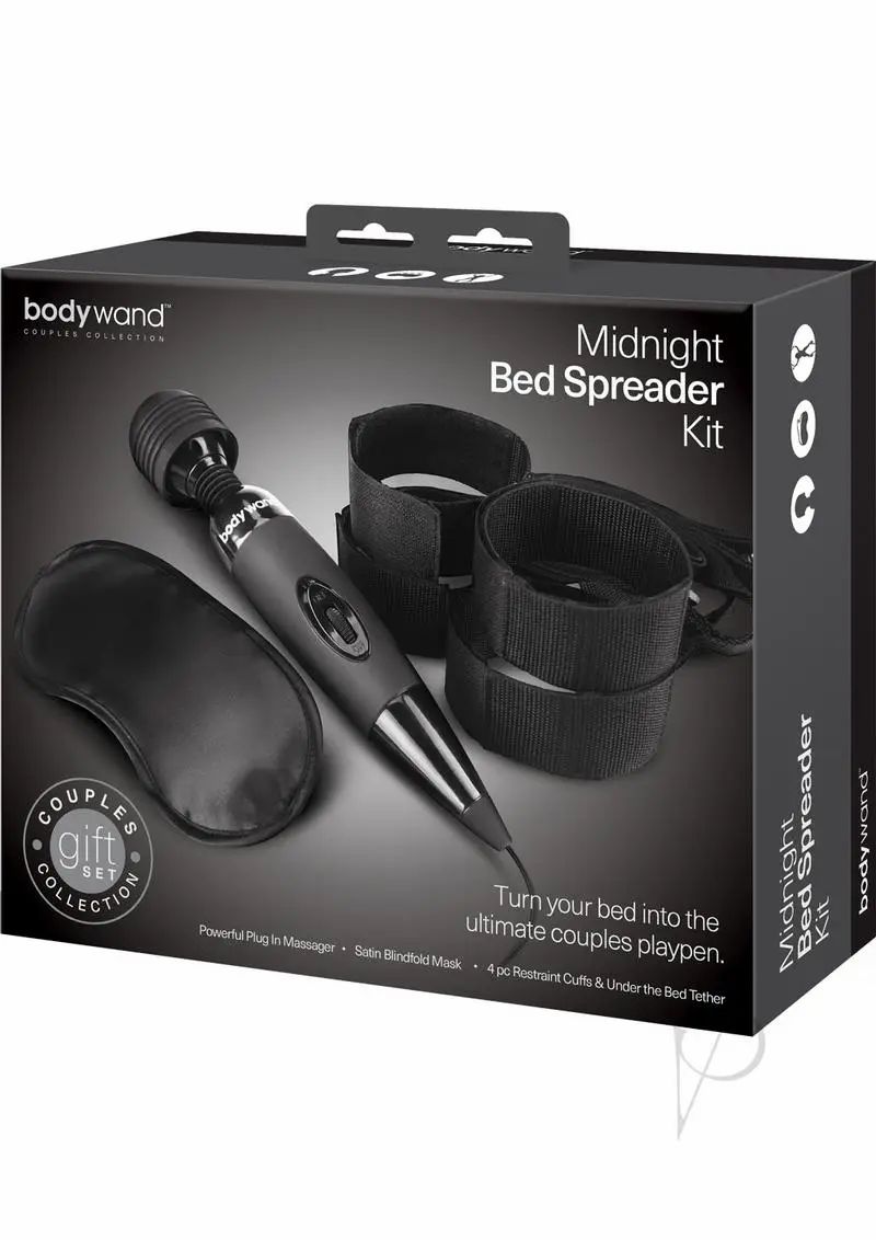 Body Massagers | Bodywand Midnight Massage Bedroom Play Kit – 3 pc Black Body Massagers Body Massagers