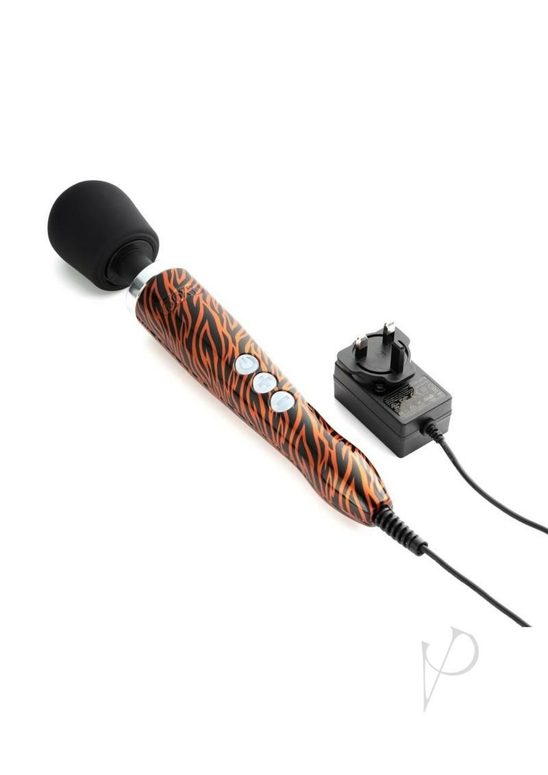 Body Massagers | Doxy Die Cast Wand Plug-In Vibrating Body Massager Metal – Tiger Pattern Body Massagers Body Massagers