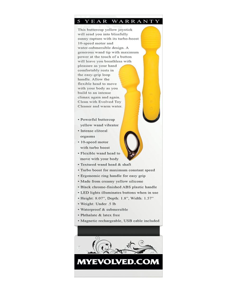 Body Massagers | Evolved Buttercup – Yellow Body Massagers Body Massagers