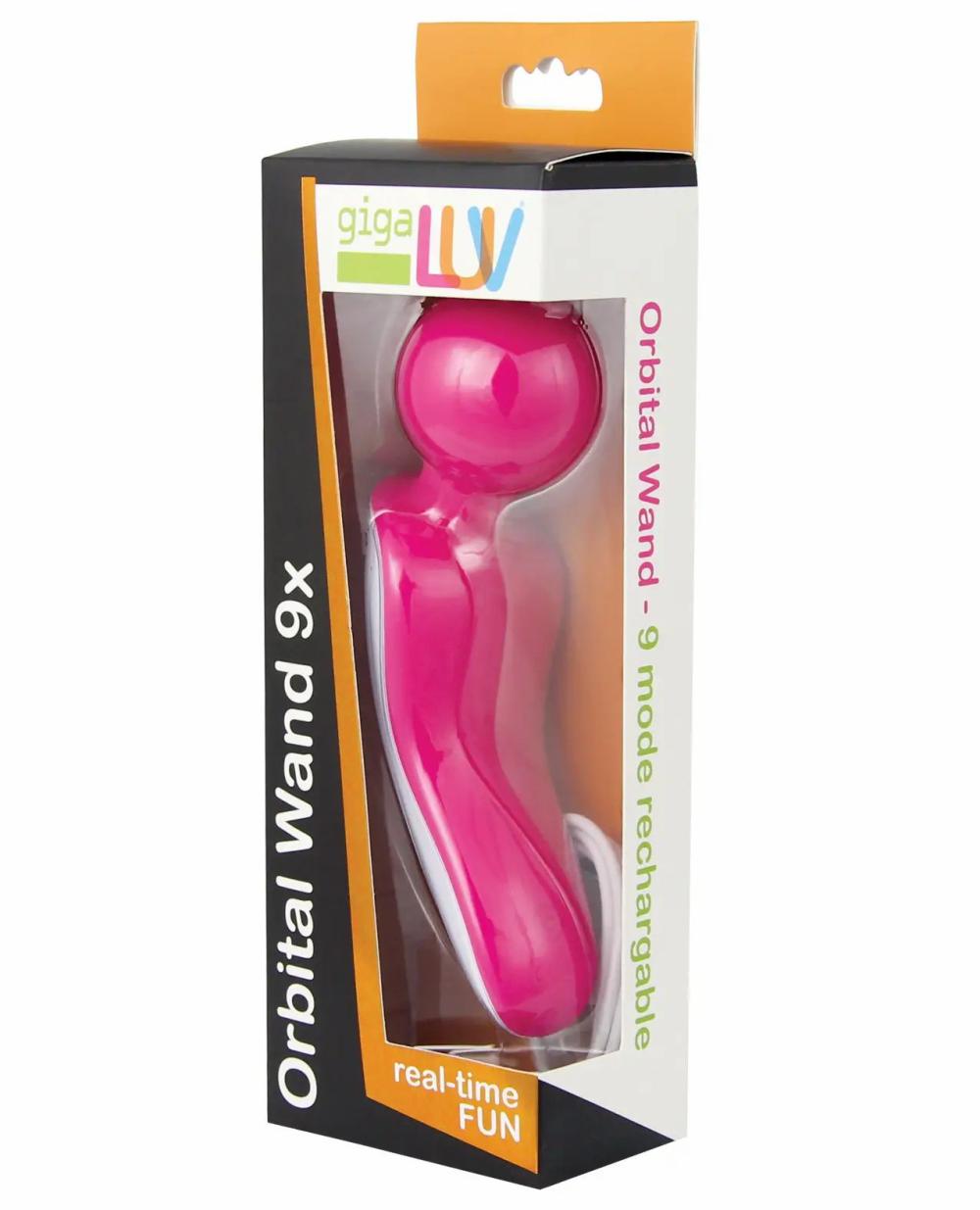 Body Massagers | GigaLuv Orbital Wand 9x – 9 Functions Pink Body Massagers Body Massagers