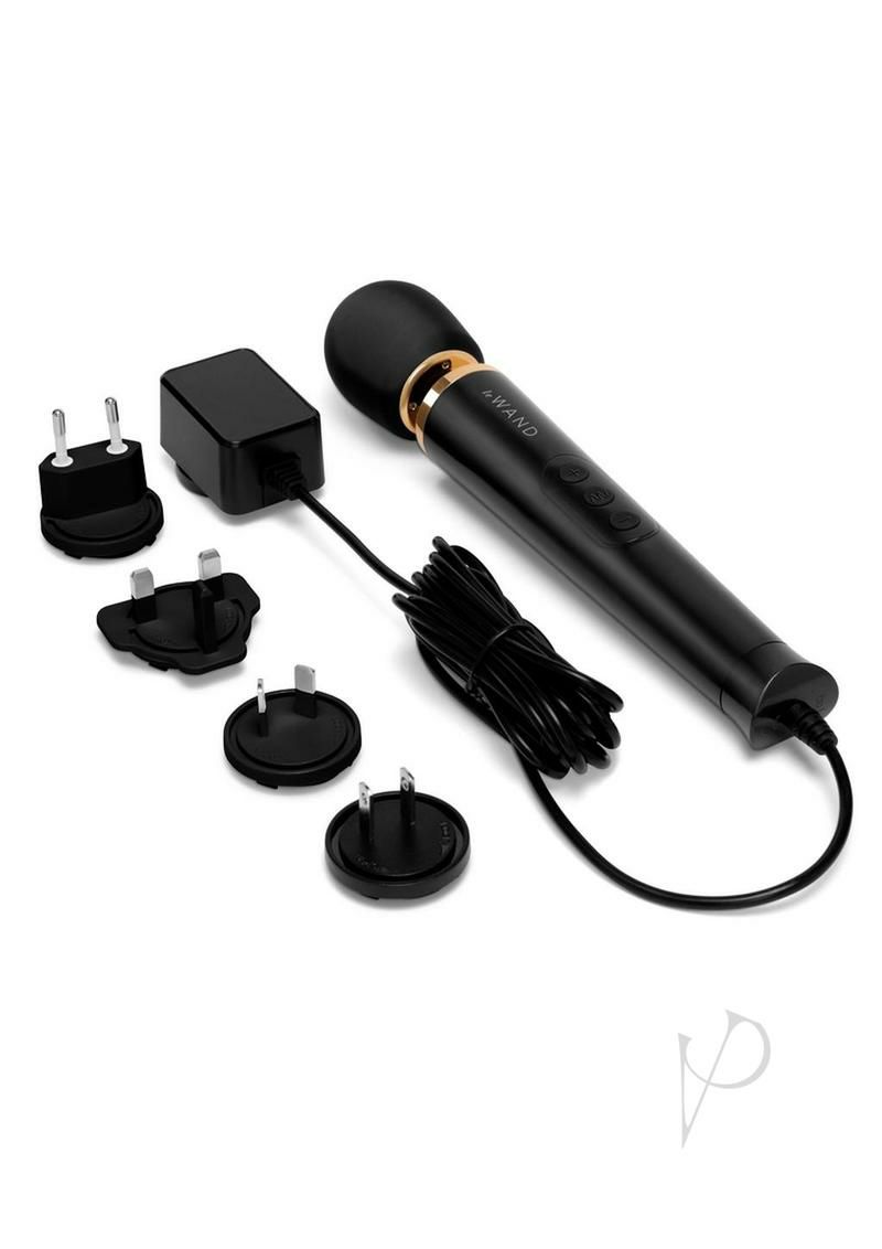 Body Massagers | Le Wand Powerful Petite Plug In Vibrating Massager – Black Body Massagers Body Massagers