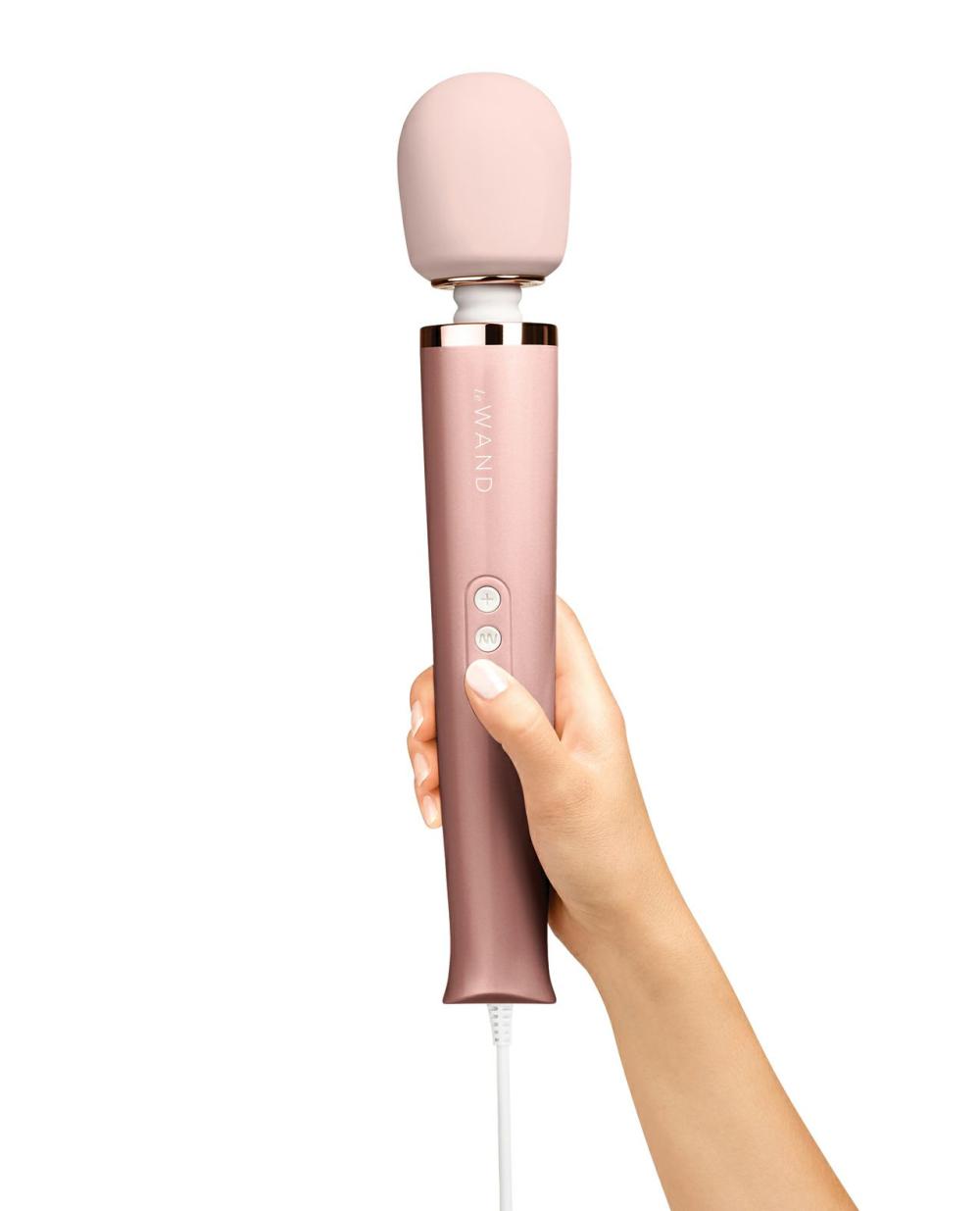 Body Massagers | Le Wand Powerful Plug-In Vibrating Massager – Rose Gold Body Massagers Body Massagers