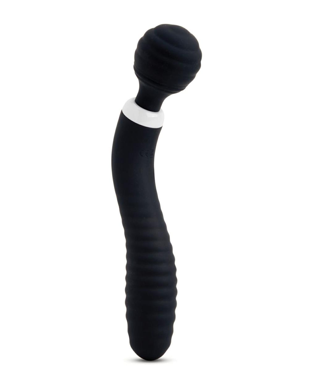 Body Massagers | Nu Sensuelle Lolly Double-Ended Flexible Nubii Wand – Black Body Massagers Body Massagers