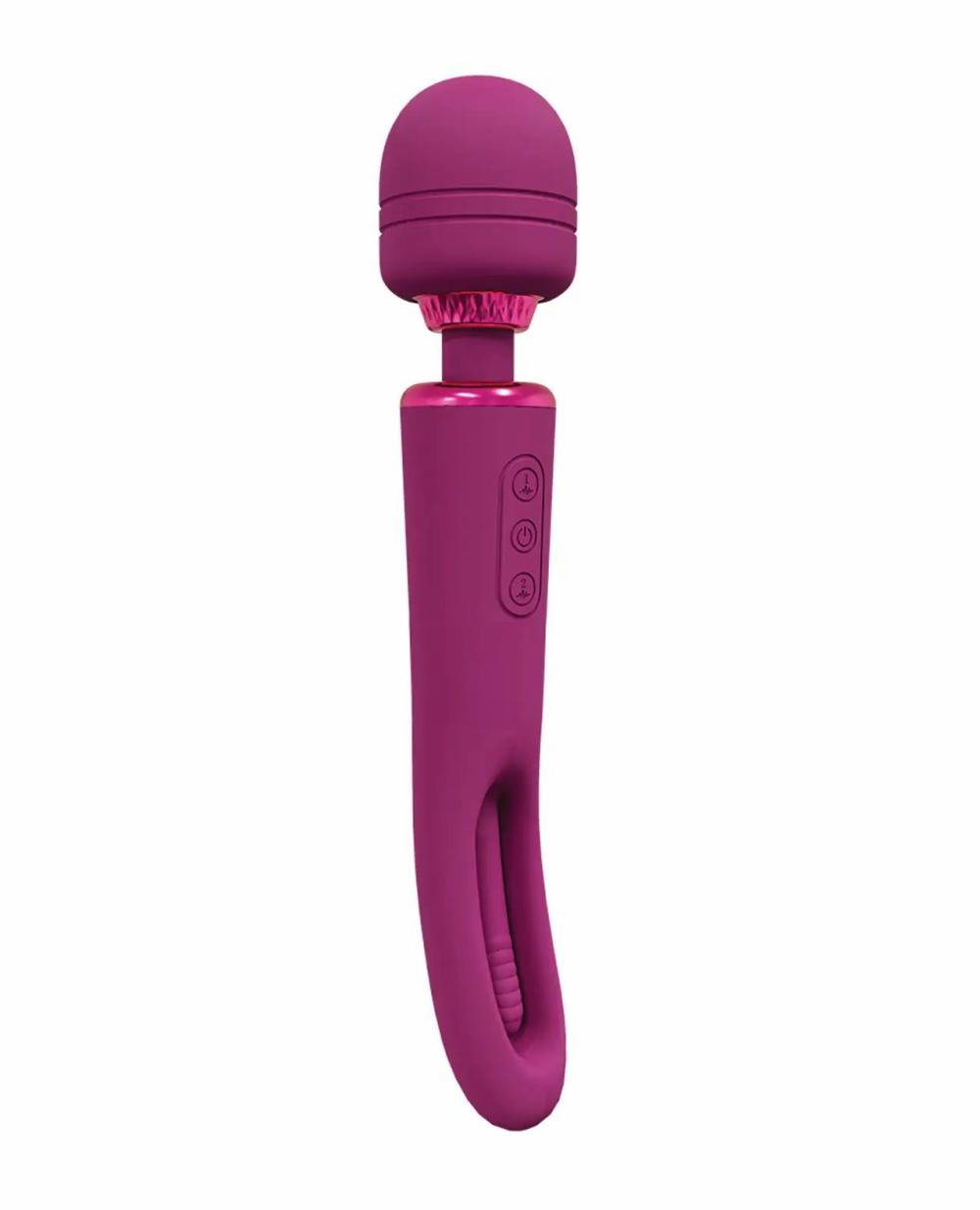 Body Massagers | Shots Vive Kiku Double Ended Wand & G-Spot Stimulator – Pink Body Massagers Body Massagers