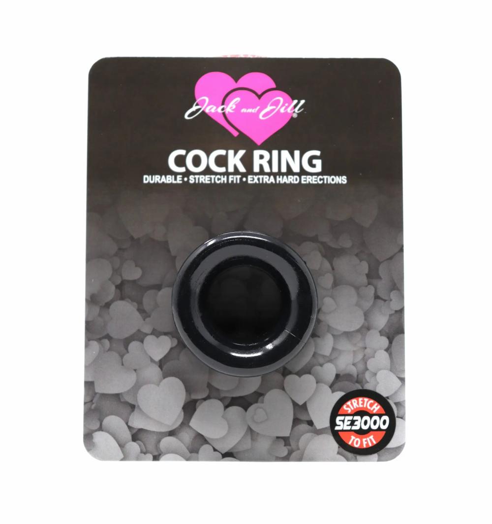 Classic Cock Rings | Jack and Jill Convex Black Classic Cock Rings Classic Cock Rings