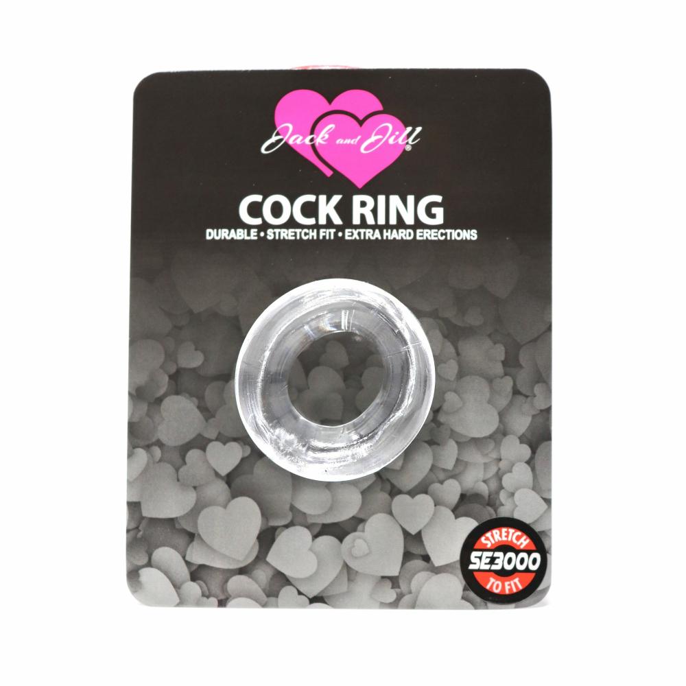 Classic Cock Rings | Jack and Jill Convex Clear Classic Cock Rings Classic Cock Rings