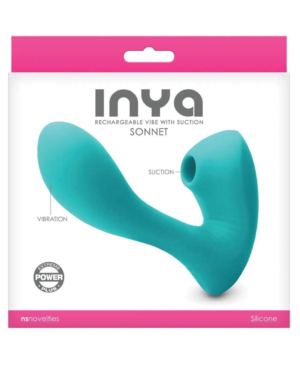 Clit Suckers & Oral Suction Items | INYA Sonnet – Teal Clit Suckers & Oral Suction Items Clit Suckers & Oral Suction Items