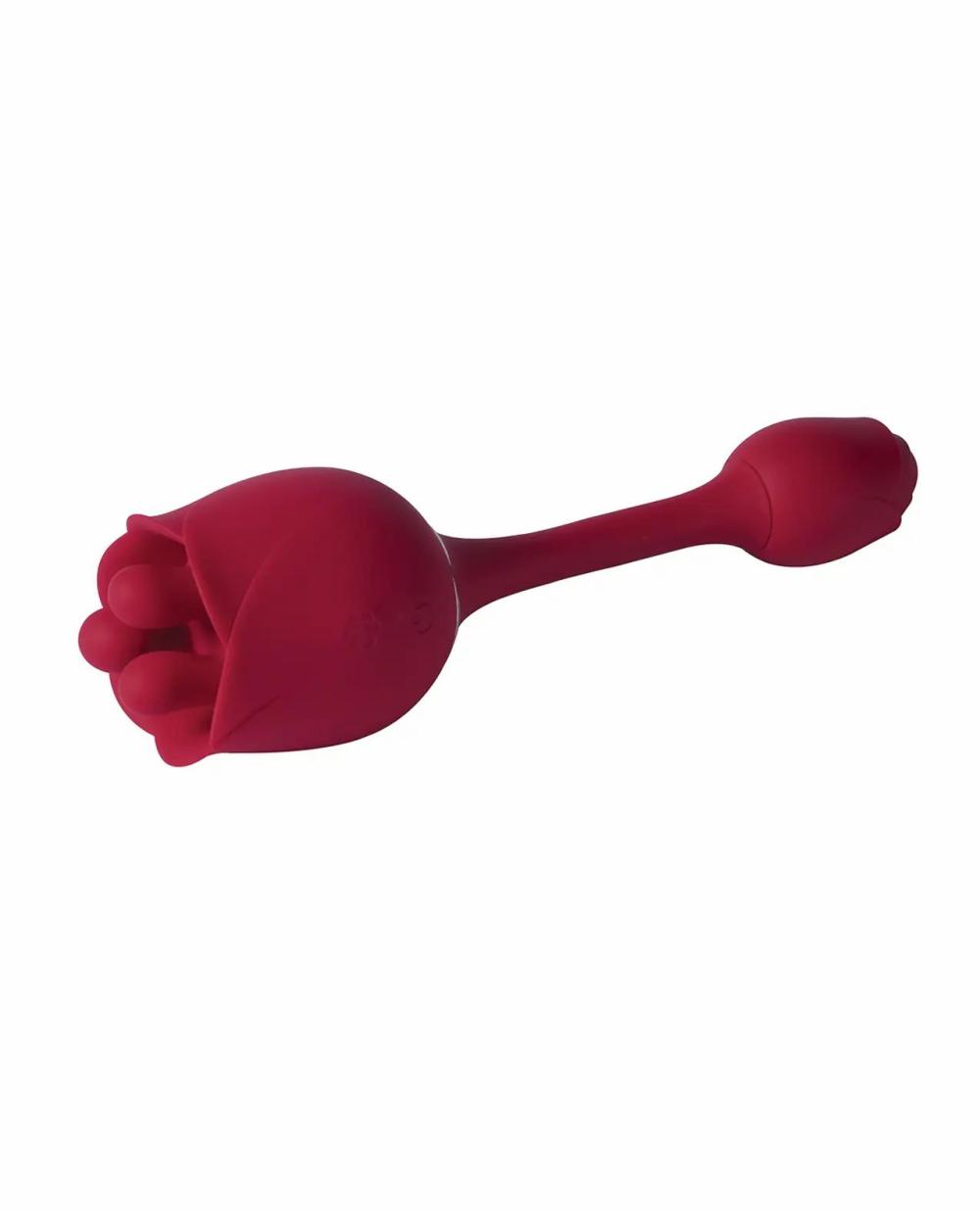 Clit Suckers & Oral Suction Items | Roseann Double Ended Rose Toy Vibrator – Red Clit Suckers & Oral Suction Items Clit Suckers & Oral Suction Items