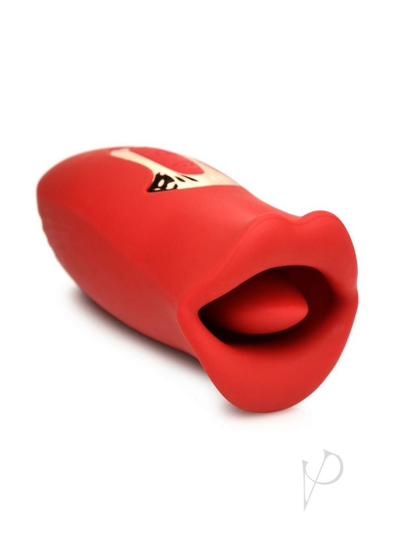 Clit Suckers & Oral Suction Items | Shegasm Lickgasm Kiss + Tell Silicone Kissing & Vibrating Clitoral Stimulator – Red Clit Suckers & Oral Suction Items Clit Suckers & Oral Suction Items