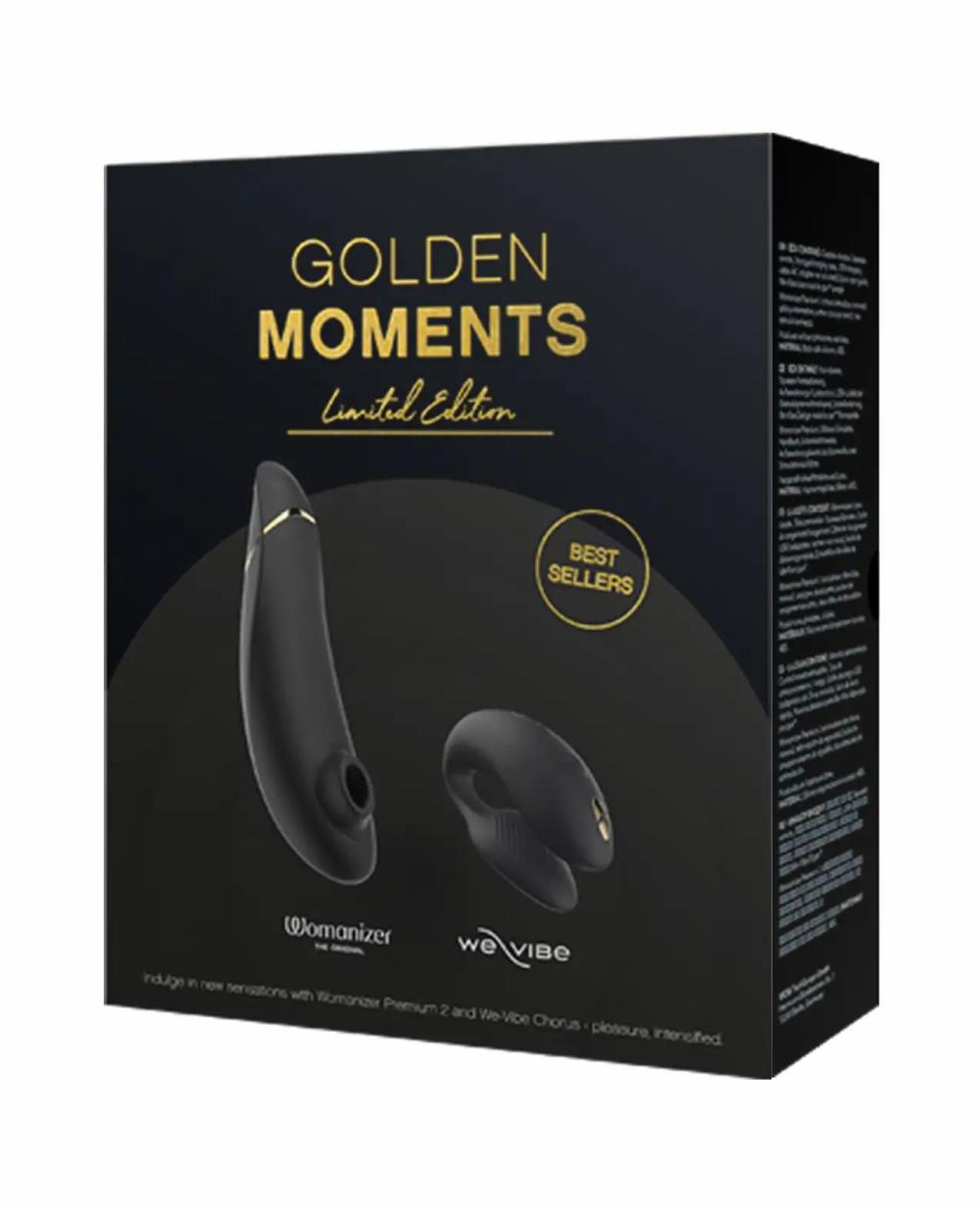 Clit Suckers & Oral Suction Items | We-Vibe Chorus / Womanizer Premium 2 Golden Moments Collection 2023 – Black/Gold Clit Suckers & Oral Suction Items Clit Suckers & Oral Suction Items