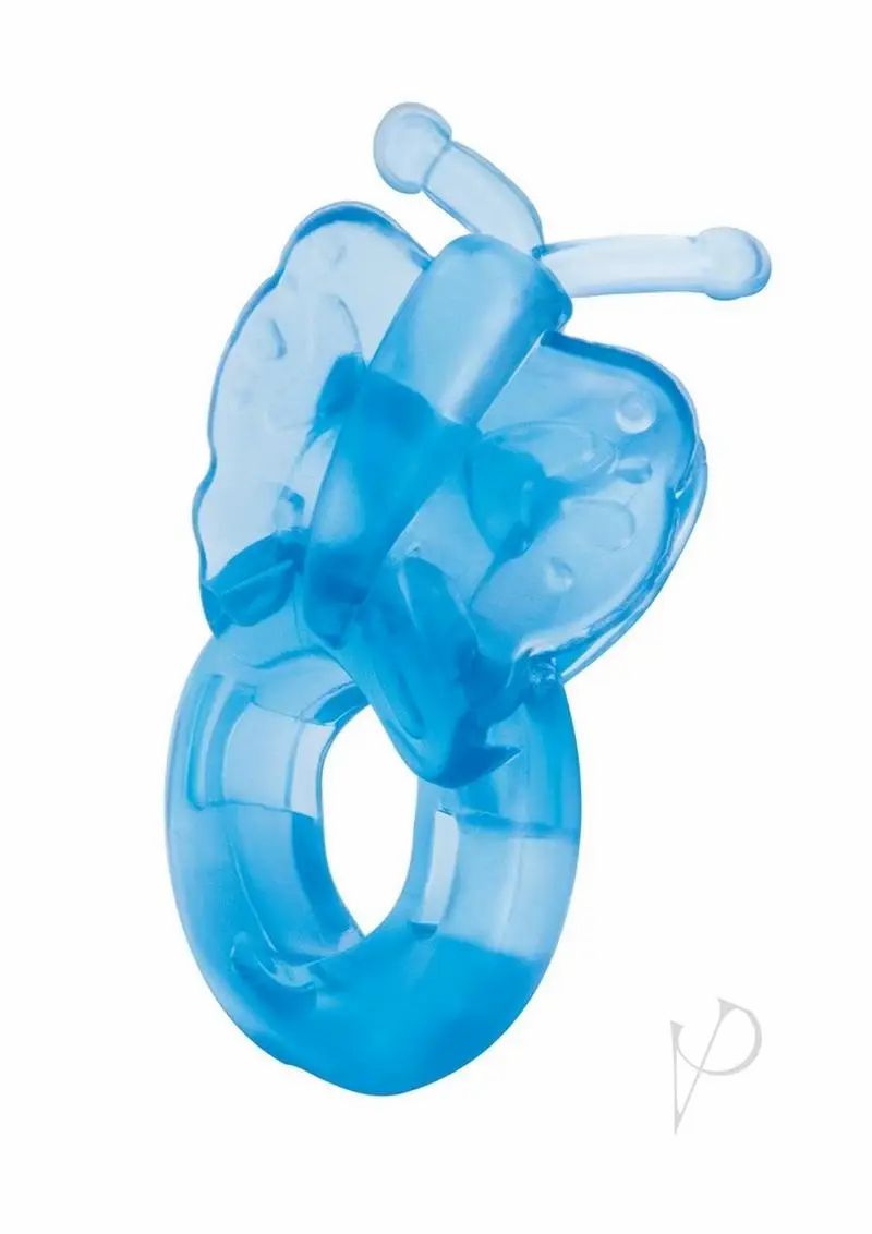 Couples Vibrating Cock Rings | Bodywand Rechargeable Silicone Butterfly Ring – Blue Cock Rings Couples Vibrating Cock Rings