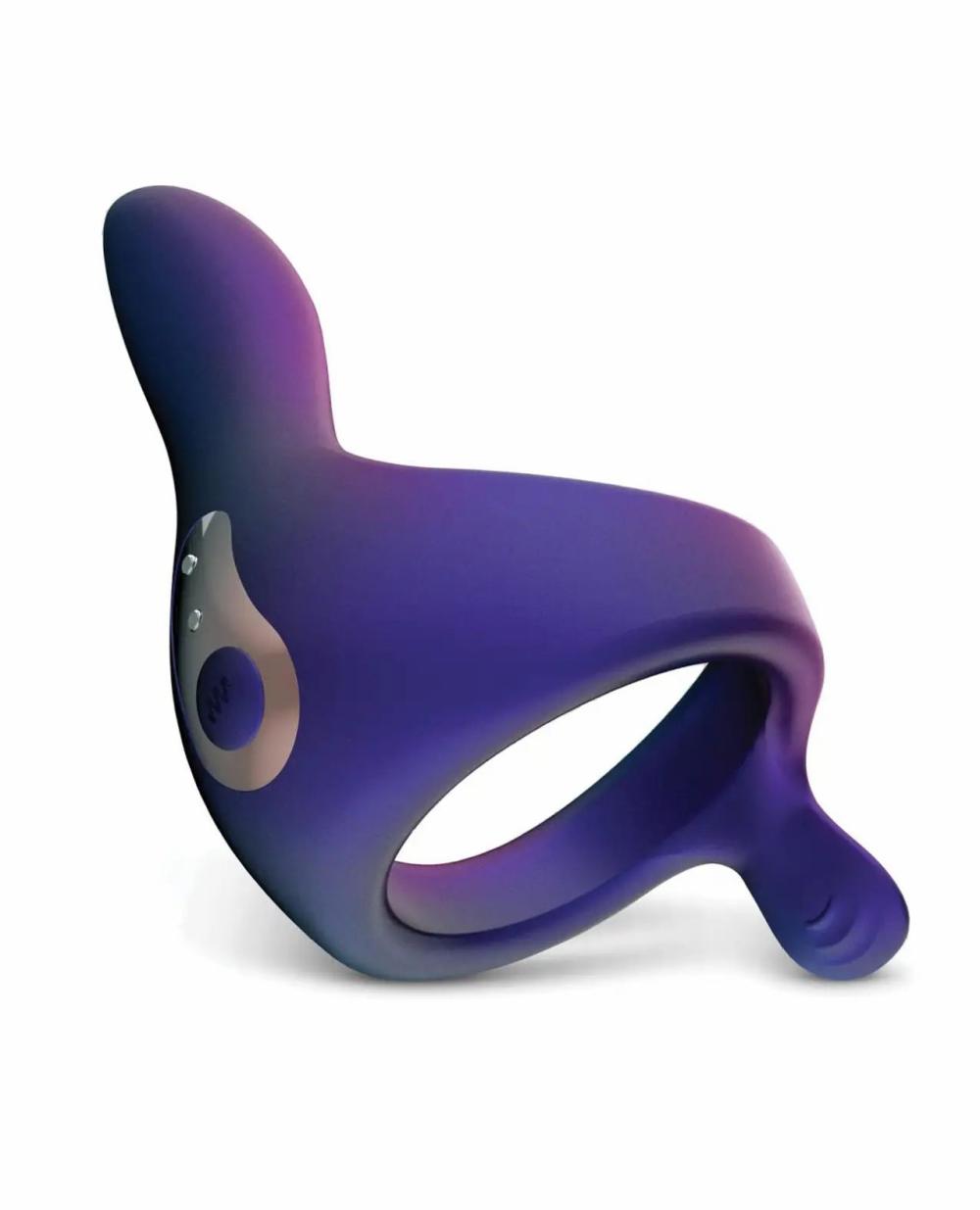 Couples Vibrating Cock Rings | Hueman Eclipse Cock Ring w/Vibrating Perineum – Purple Cock Rings Couples Vibrating Cock Rings