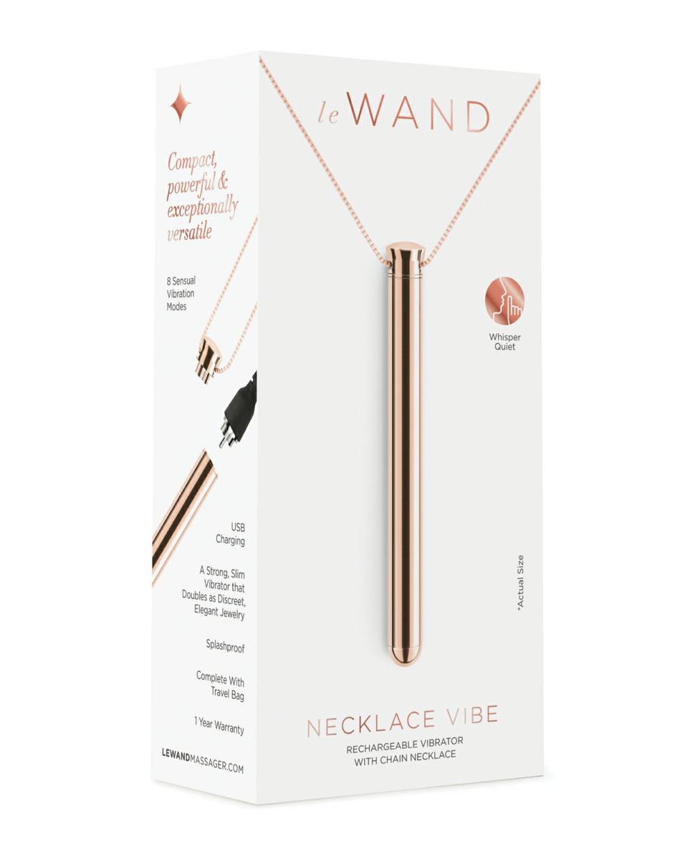 Discreet Vibrators | Le Wand Vibrating Necklace – Rose Gold For Womens Discreet Vibrators