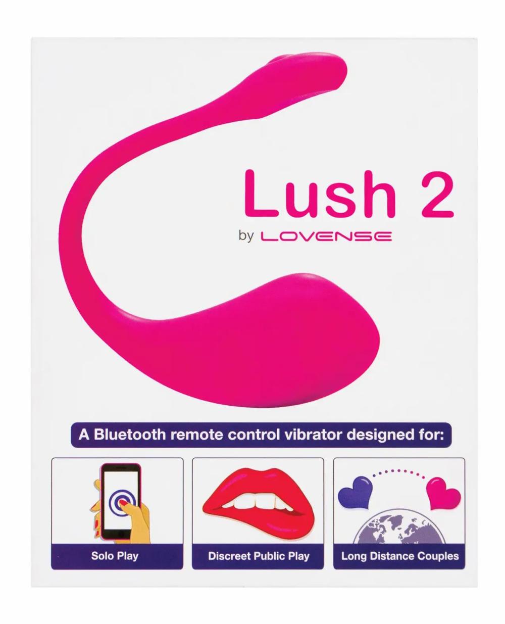 Discreet Vibrators | Lovense Lush 2.0 Sound Activated Vibrator – Pink For Womens Discreet Vibrators