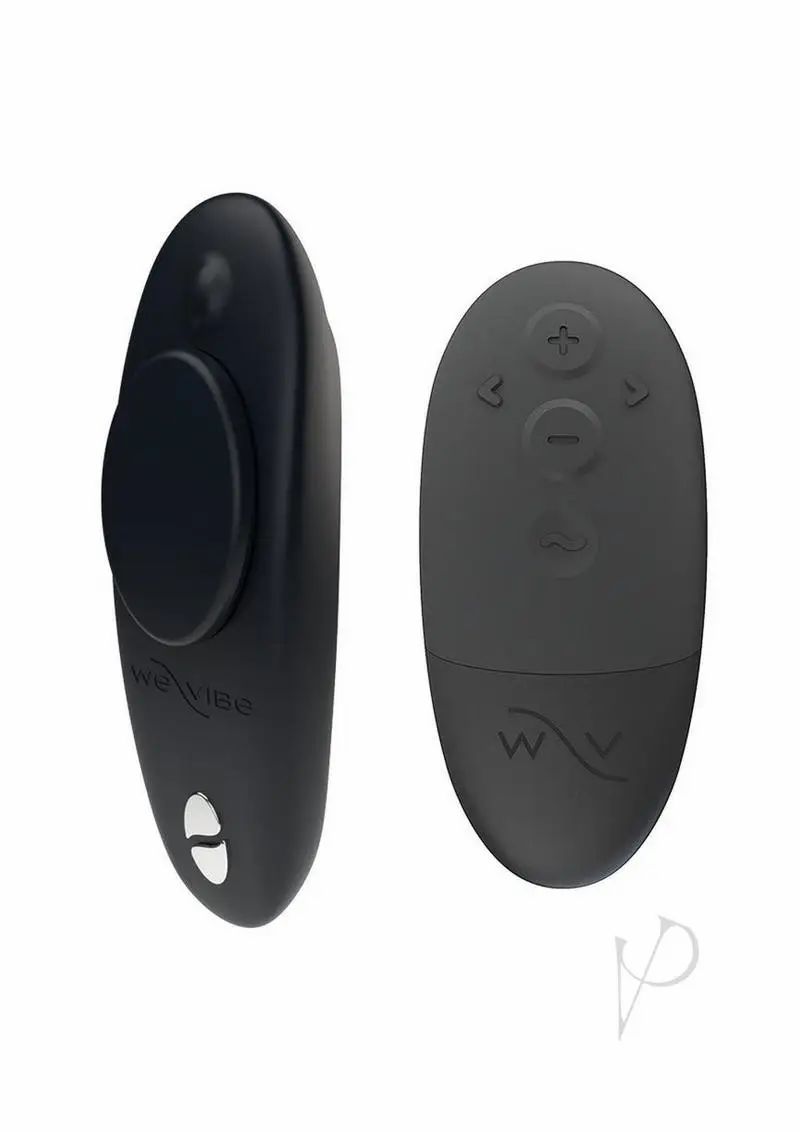 Discreet Vibrators | We-Vibe Moxie+ Wearable Rechargeable Silicone Panty Vibe Clitoral Stimulator with Remote – Black For Womens Discreet Vibrators