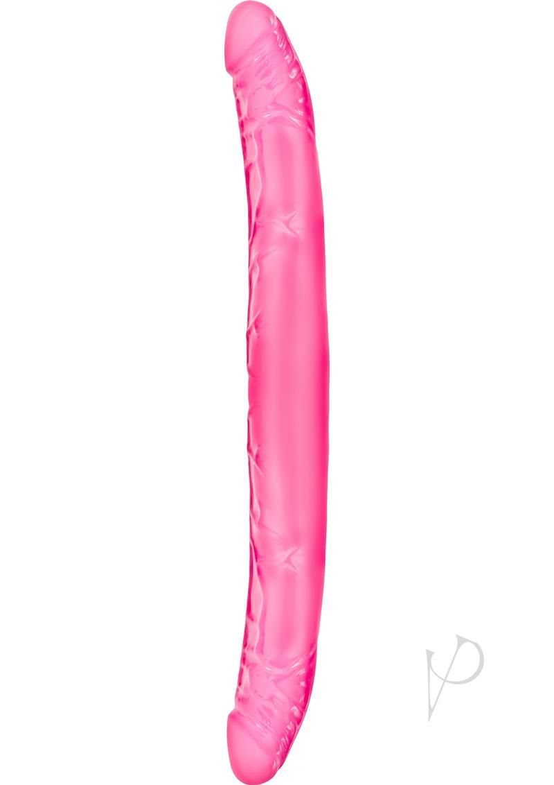 Double Dongs | B Yours Double Dildo Jelly Pink 16 Inch Dildos Double Dongs