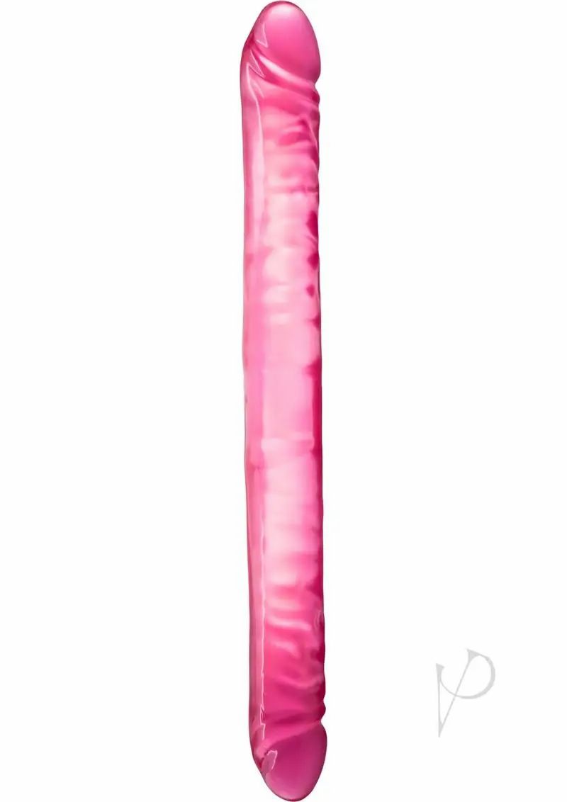 Double Dongs | B Yours Double Dildo Jelly Pink 18 Inch Dildos Double Dongs