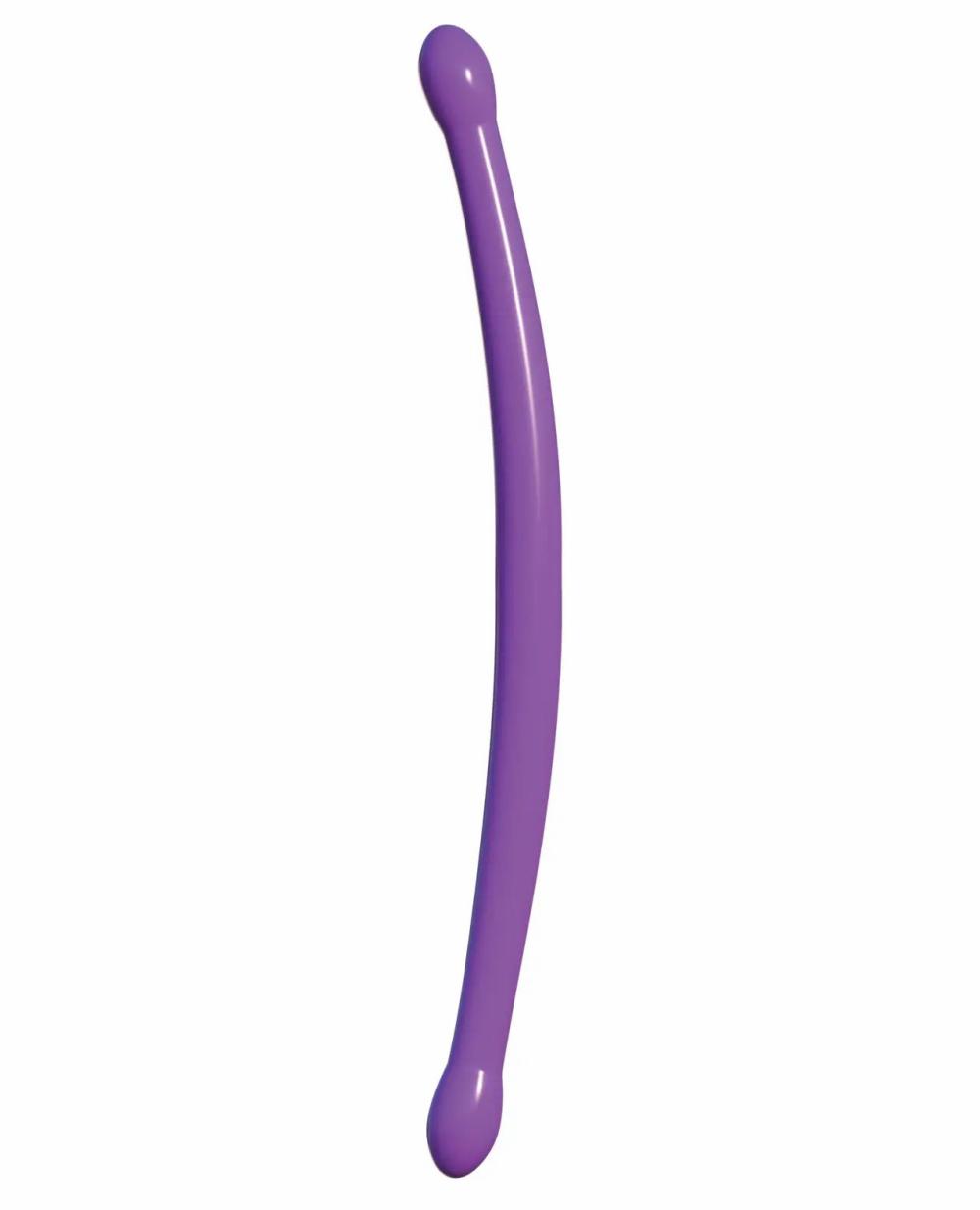 Double Dongs | Classix 18" Bendable Double Whammy – Purple Dildos Double Dongs