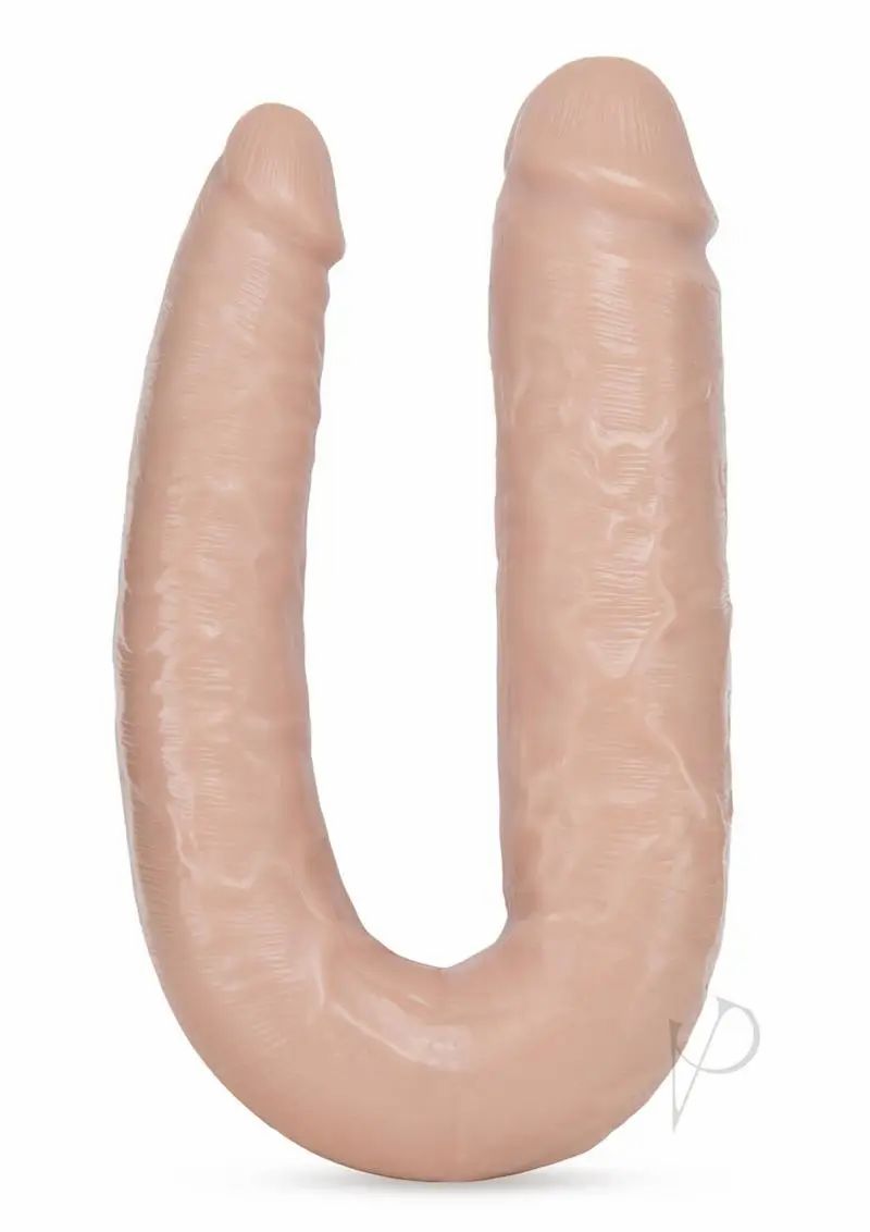 Double Dongs | Dr Skin Dr Double Dildo Vanilla 18 Inch Dildos Double Dongs