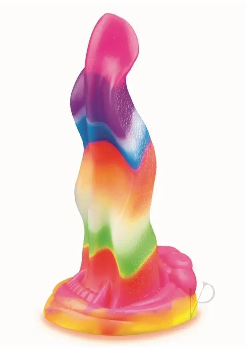 Extreme Dildos | Alien Nation Lick of the Lair Silicone Glow in the Dark Creature Dildo – Multicolor Dildos Extreme Dildos