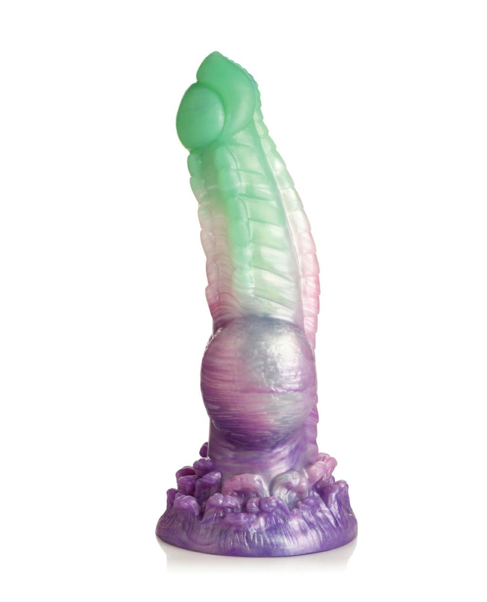 Extreme Dildos | Creature Cocks Aqua Phoenix Silicone Dildo – Multi Color Dildos Extreme Dildos