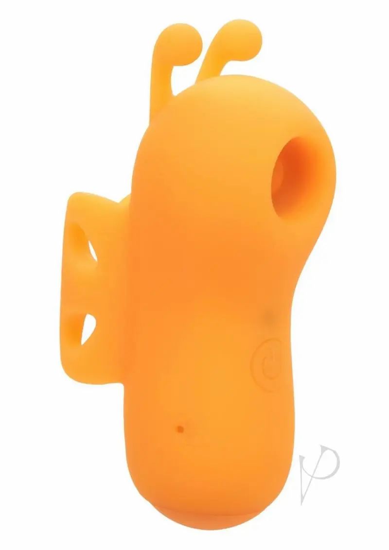 Finger Vibrators | Neon Vibes The Buzzing Vibe Rechargeable Silicone Finger Vibrator – Orange Finger Vibrators Finger Vibrators