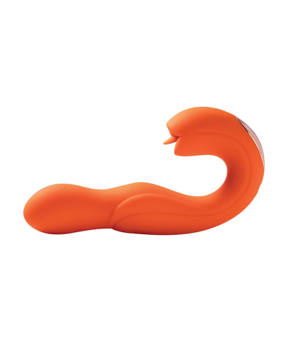 G Spot Clit Stimulators | Joi Pro Rotating Head G-Spot Vibrator & Clit Licker w/Remote – Orange For Womens G Spot Clit Stimulators