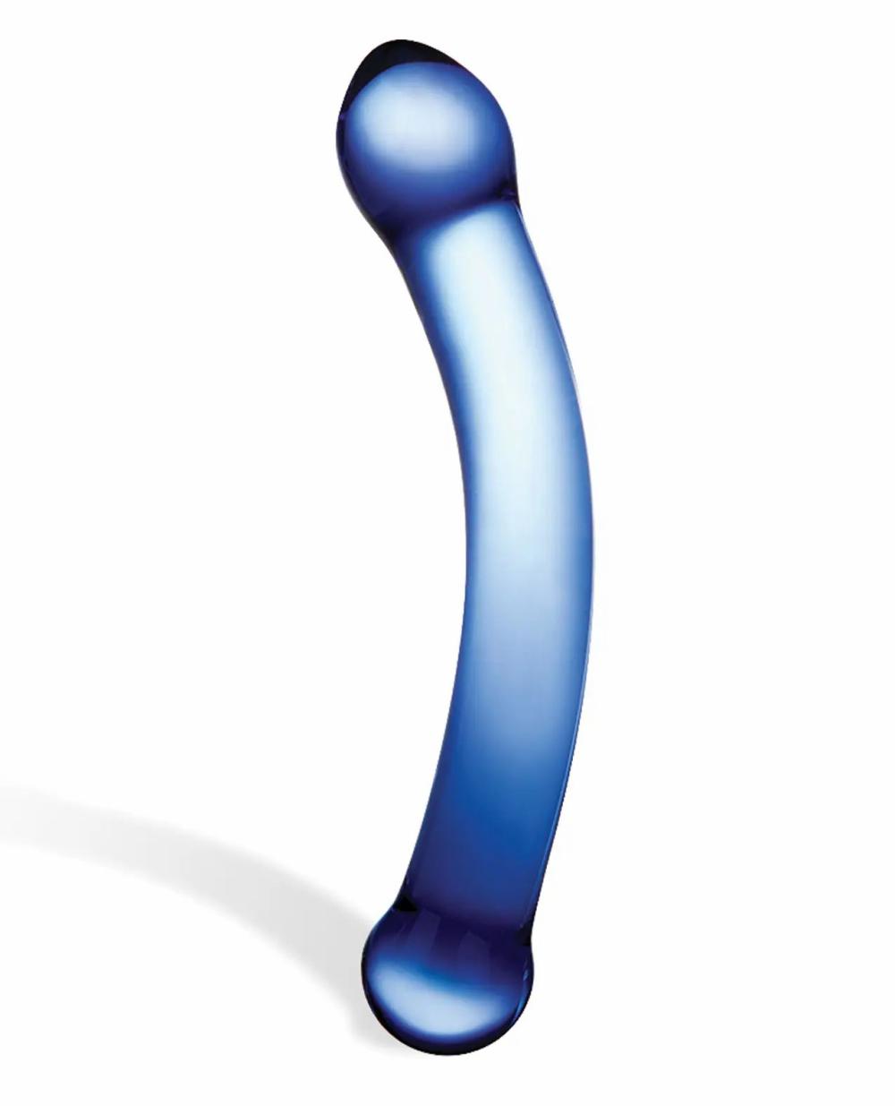 G-Spot Dildos | Glas 6" Curved G-Spot Glass Dildo Dildos G-Spot Dildos