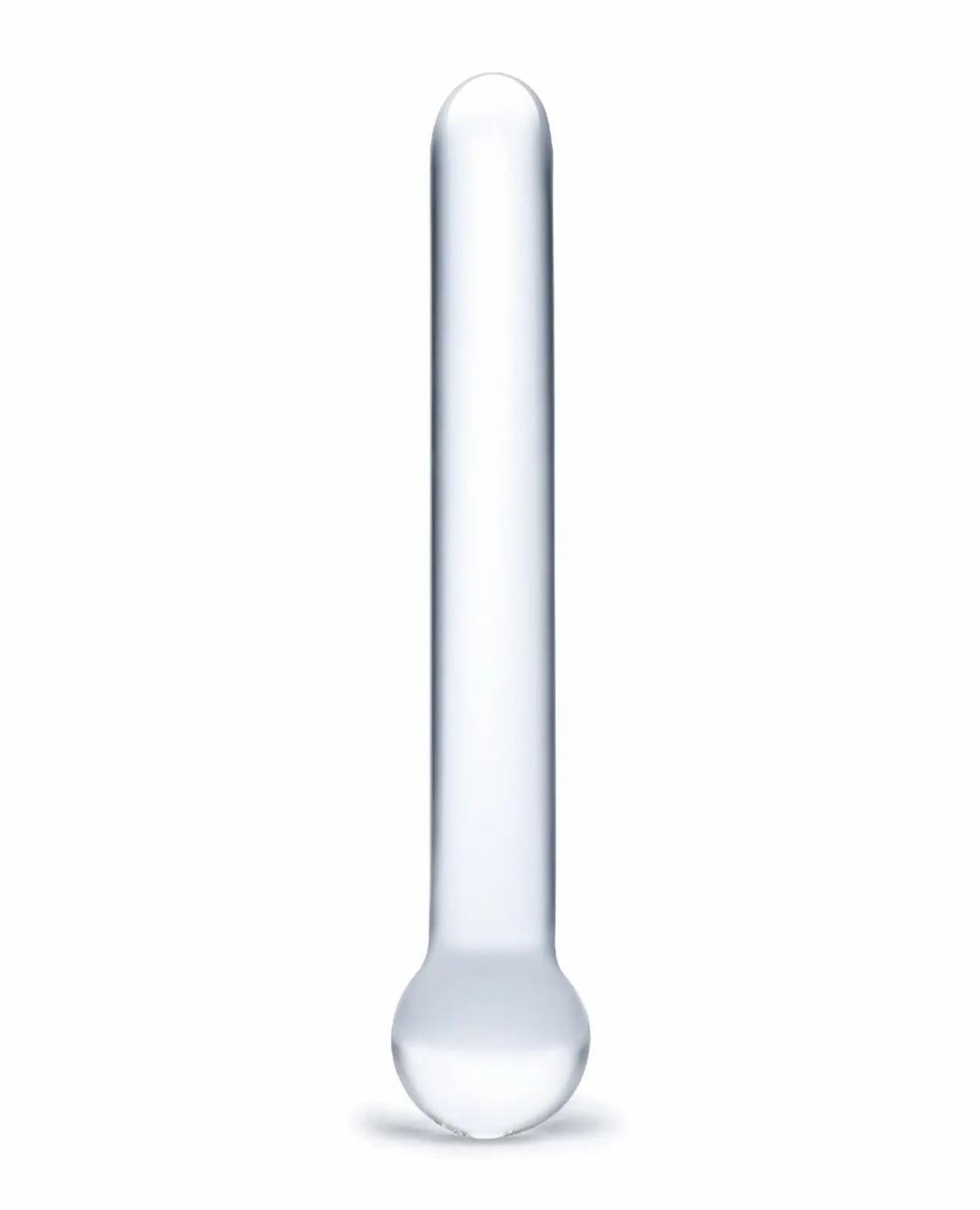 G-Spot Dildos | Glas 7" Straight Glass Dildo – Clear Dildos G-Spot Dildos