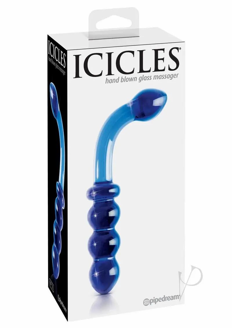 G-Spot Dildos | Icicles No. 31 Hand Blown Glass – Blue G Spot Dildos G-Spot Dildos