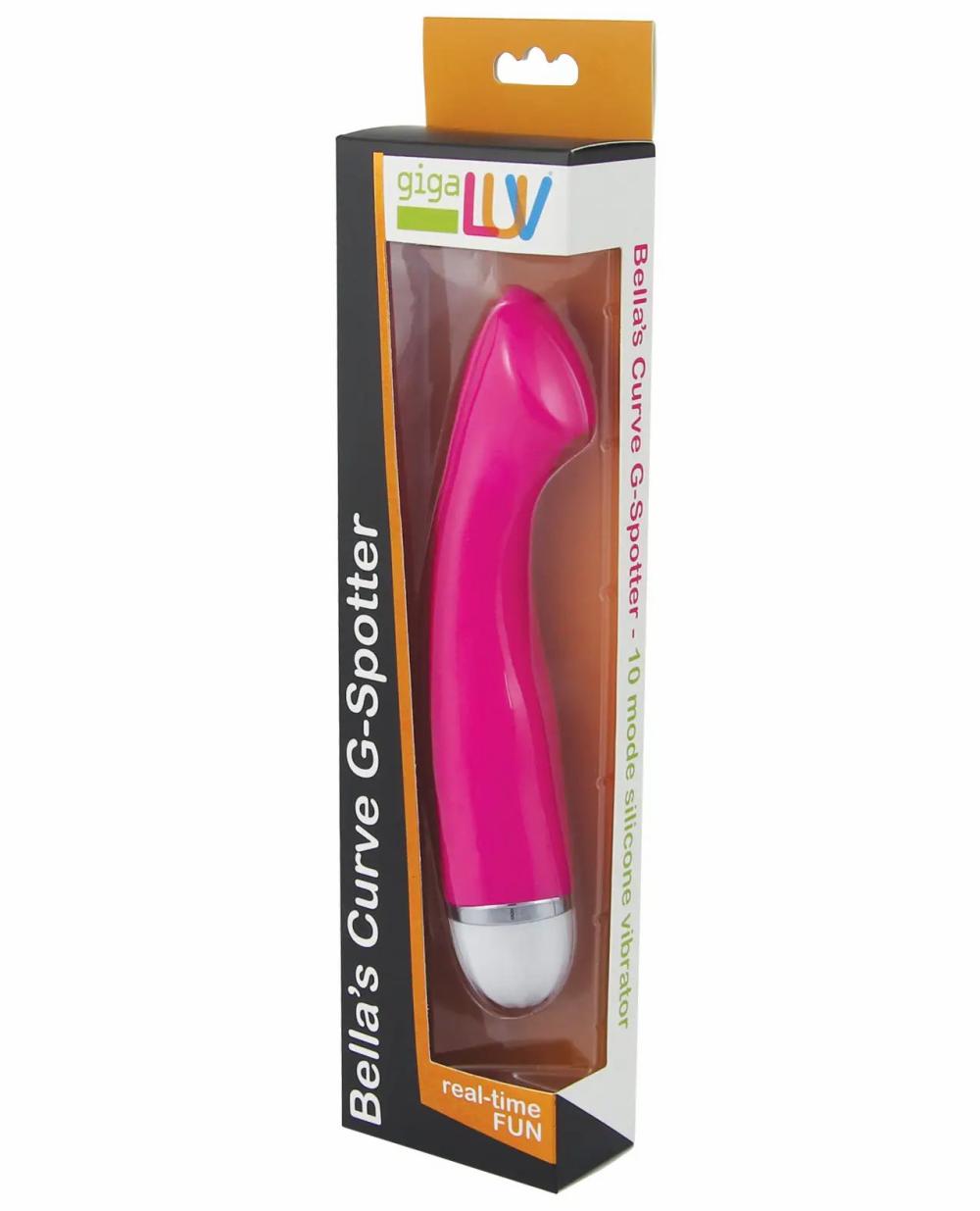 G Spot Vibrators | GigaLuv Bella’s Curve G Spotter – Pink For Womens G Spot Vibrators