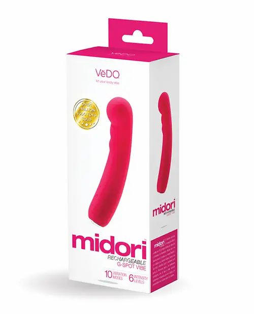 G Spot Vibrators | VeDO Midori Rechargeable G Spot Vibe – Foxy Pink Dildos G Spot Vibrators