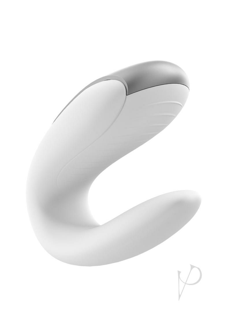 Hands Free Vibrators | Satisfyer Double Fun White For Womens Hands Free Vibrators