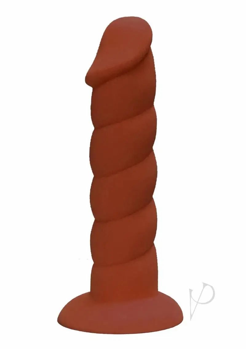 Huge Dildos | Rock Candy Suga Daddy Silicone Dildo – 8" Chocolate Dildos Huge Dildos