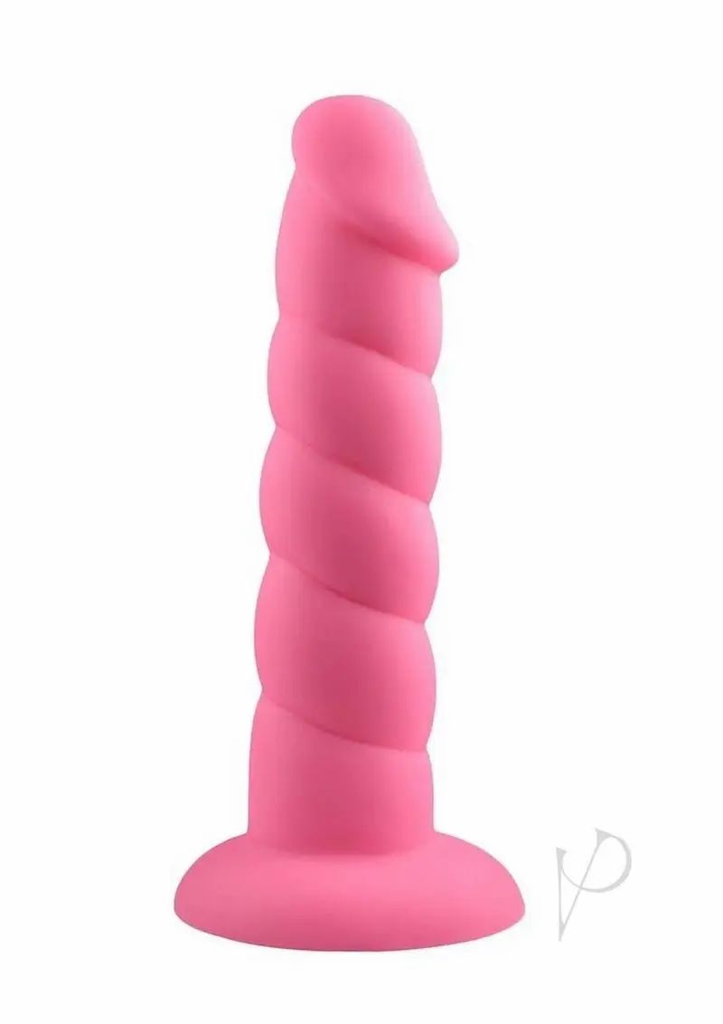 Huge Dildos | Rock Candy Suga Daddy Silicone Dildo – 8" Pink Dildos Huge Dildos