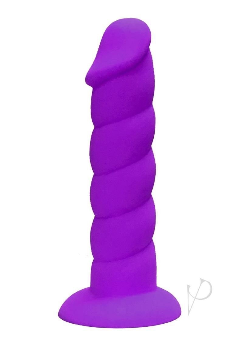 Huge Dildos | Rock Candy Suga Daddy Silicone Dildo – 8" Purple Dildos Huge Dildos