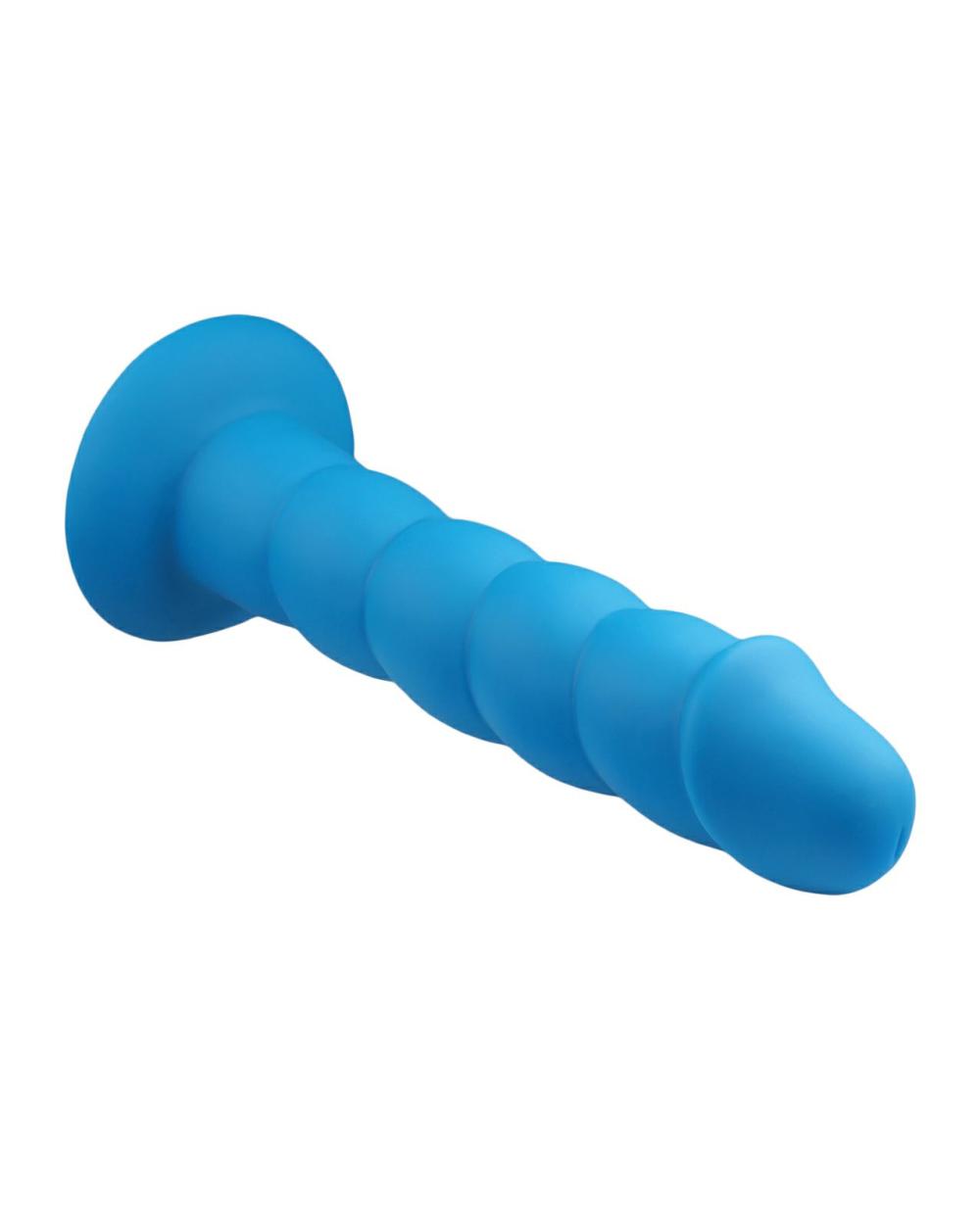 Huge Dildos | Rock Candy Suga Daddy Silicone Dildo – 9.5" Blue Dildos Huge Dildos