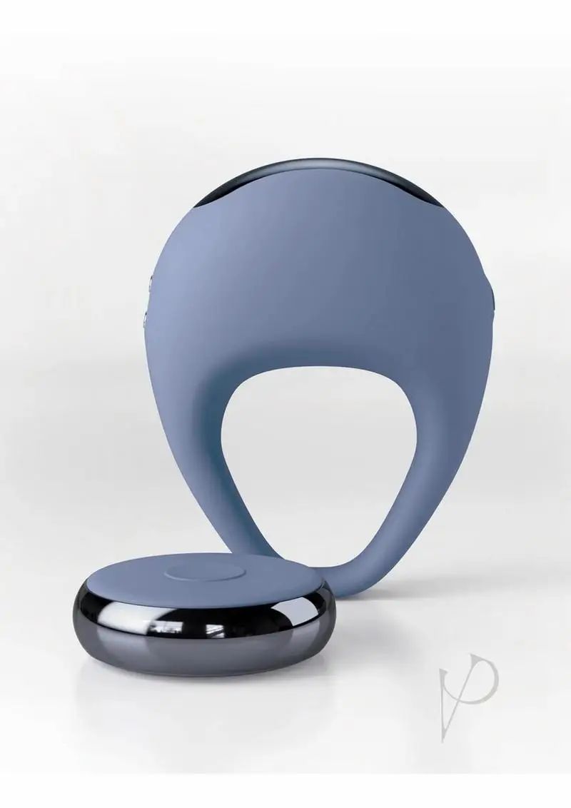 Luxury Cock Rings | JimmyJane Kore Rechargeable Silicone Cock Ring with Remote – Blue Cock Rings Couples Vibrating Cock Rings