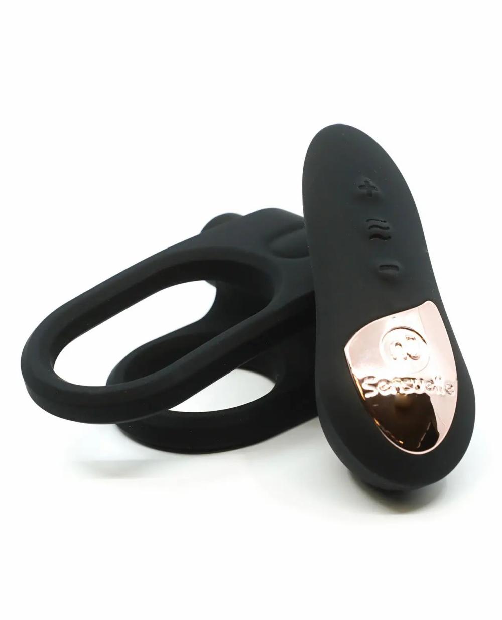 Luxury Cock Rings | Sensuelle Silicone Remote Control XLR8 Turbo Boost Bullet Ring – Black Cock Rings Couples Vibrating Cock Rings