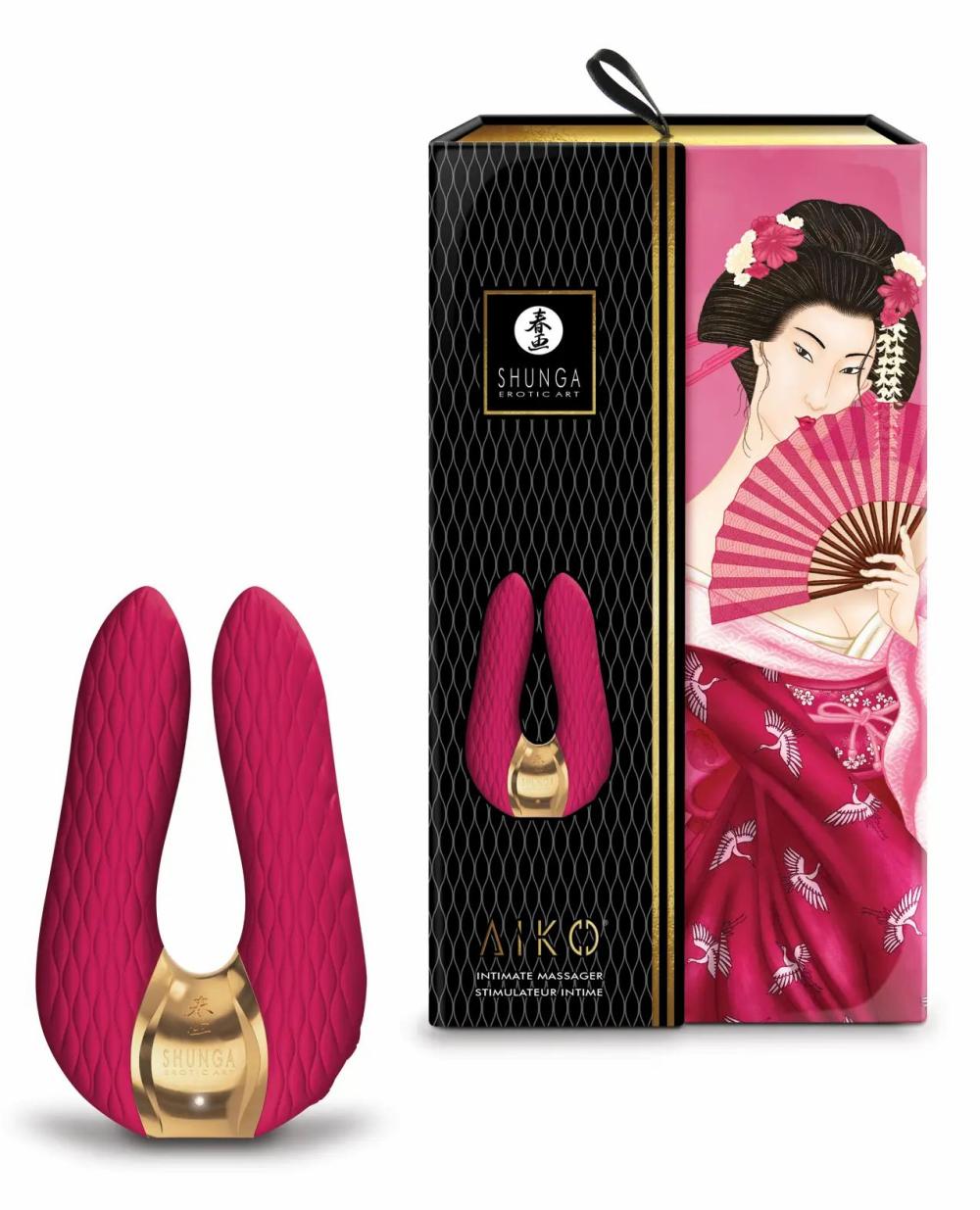 Luxury Vibrators | Shunga Aiko Intimate Massager – Raspberry For Womens G Spot Vibrators