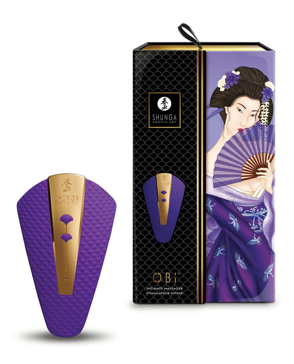 Luxury Vibrators | Shunga Obi Intimate Massager – Purple Clit Cuddlers Clit Cuddlers