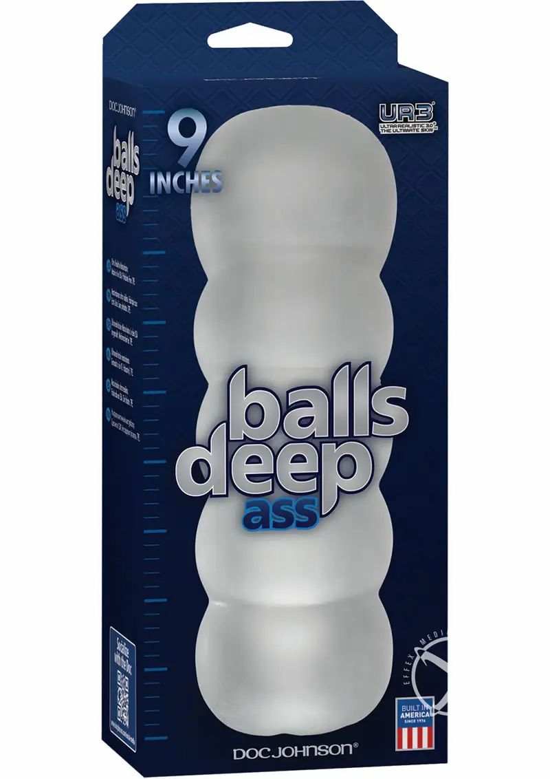 Masturbation Sleeves | Balls Deep The Bad Ass 9" Stroker – Frost For Mens Masturbation Sleeves