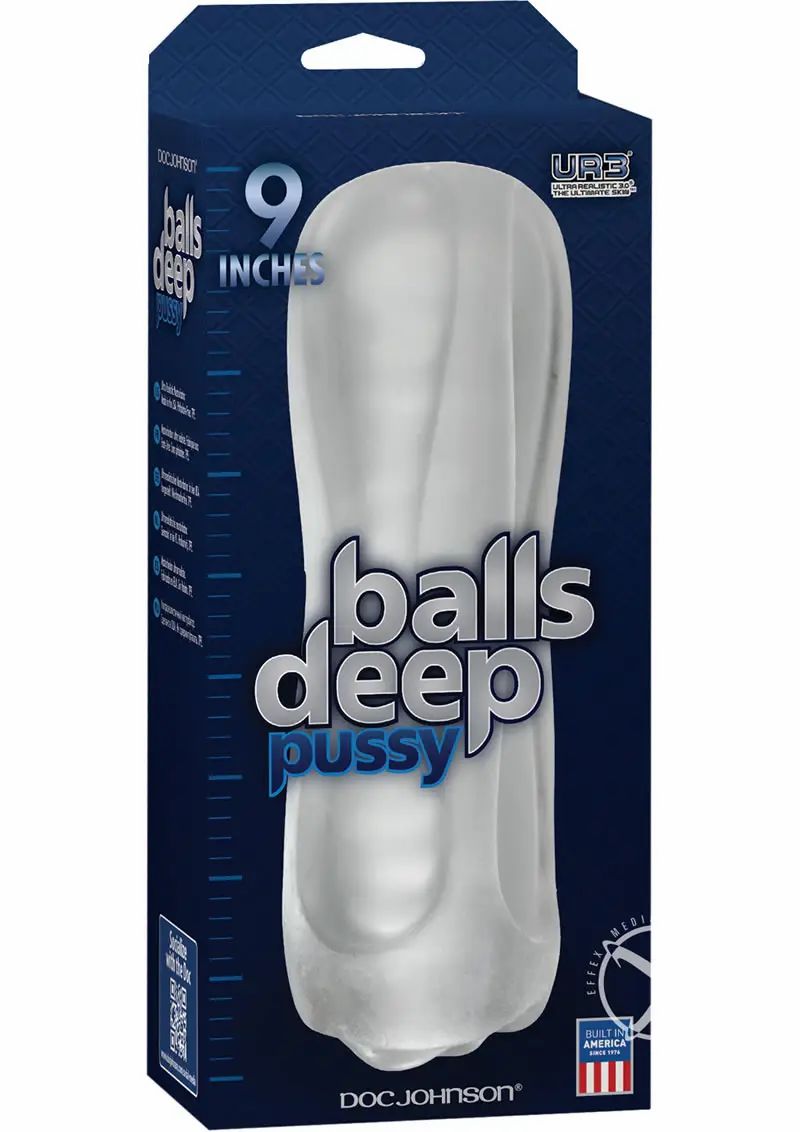 Masturbation Sleeves | Balls Deep The Baller 9" Pussy Stroker – Frost For Mens Masturbation Sleeves