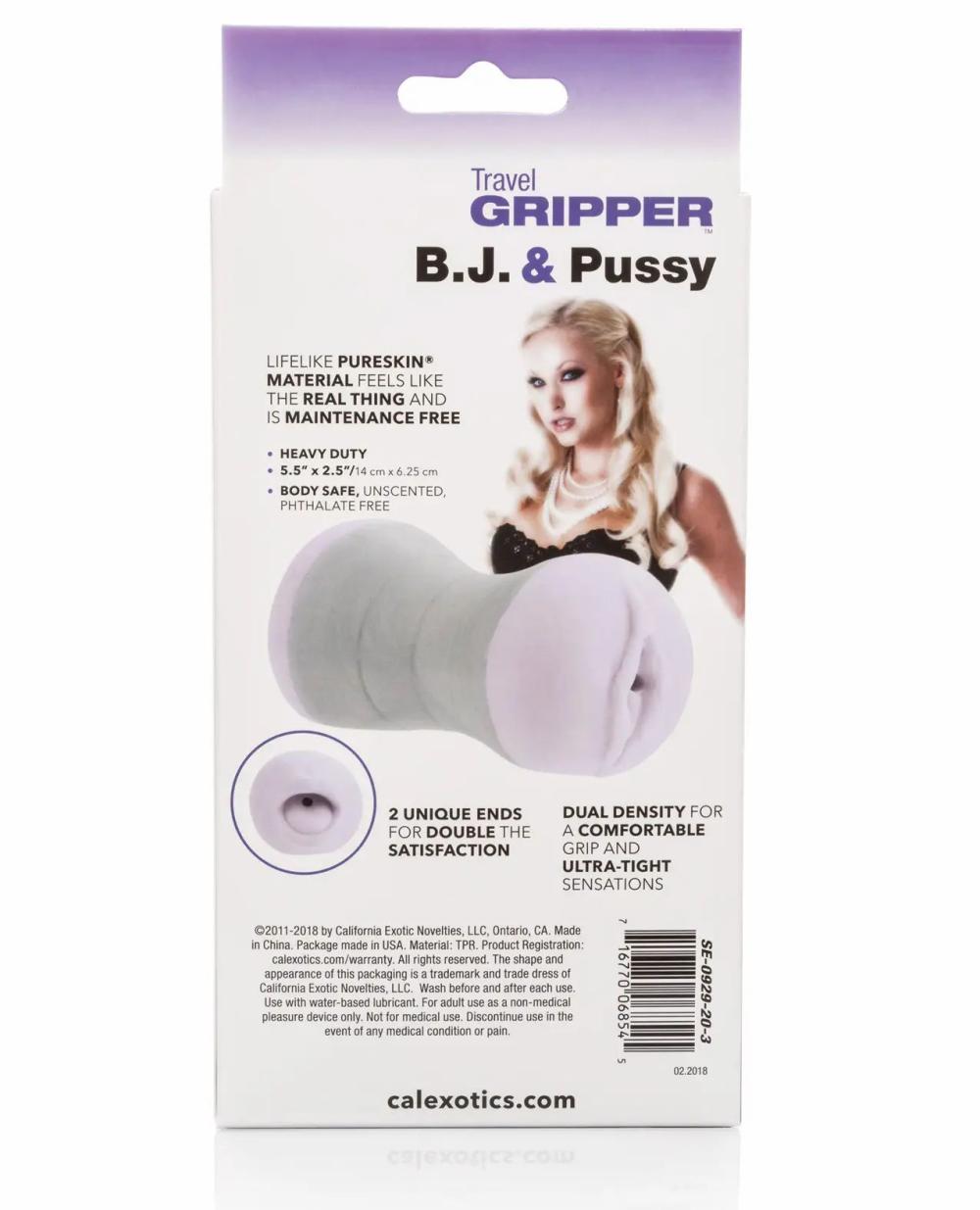 Masturbation Sleeves | Travel Gripper BJ & Pussy For Mens Masturbation Sleeves