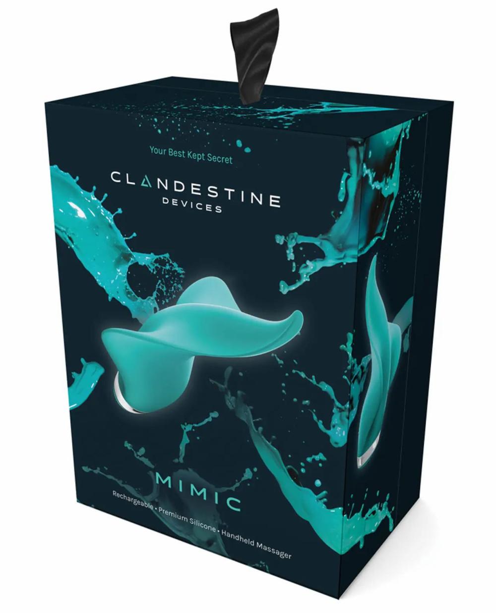 Palm Size Massagers | Clandestine Devices Mimic Manta Ray – Seafoam Clit Cuddlers Clit Cuddlers