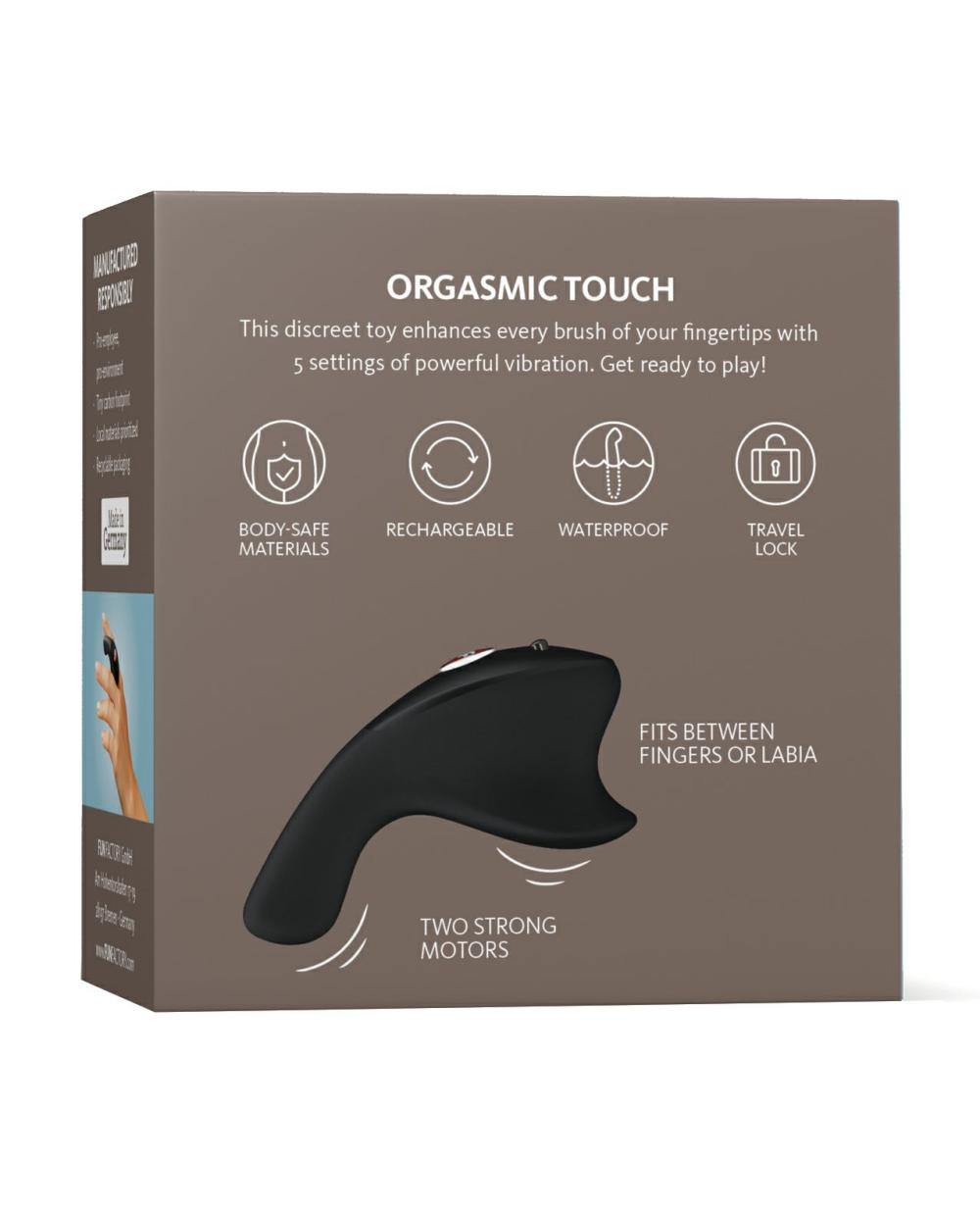 Palm Size Massagers | Fun Factory Be-One 2.0 – Black Finger Vibrators Finger Vibrators