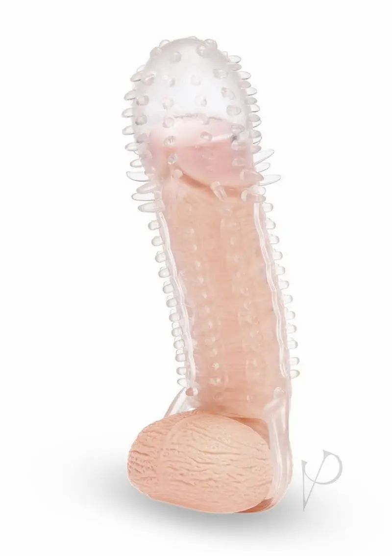 Penis Extensions | Size Up Texured Clear View Penis Extender with Ball Loop 1.5 inch For Mens Mens