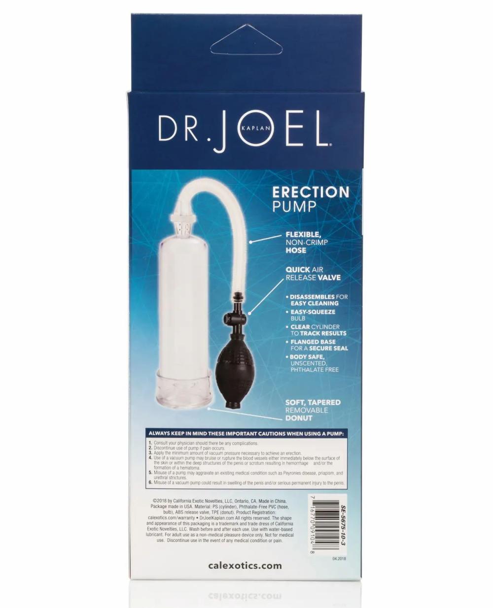 Penis Pumps | Dr Joel Kaplan Erection Pump For Mens Mens