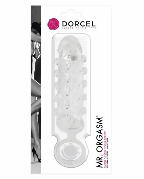 Penis Sleeves & Enhancers | Dorcel Mr Orgasm Penis Sheath – Clear For Mens Mens